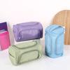 Wear-resistant Pencil Bag Large Capacity Stationery Organizer Double-Layer Pencil Case  for Home