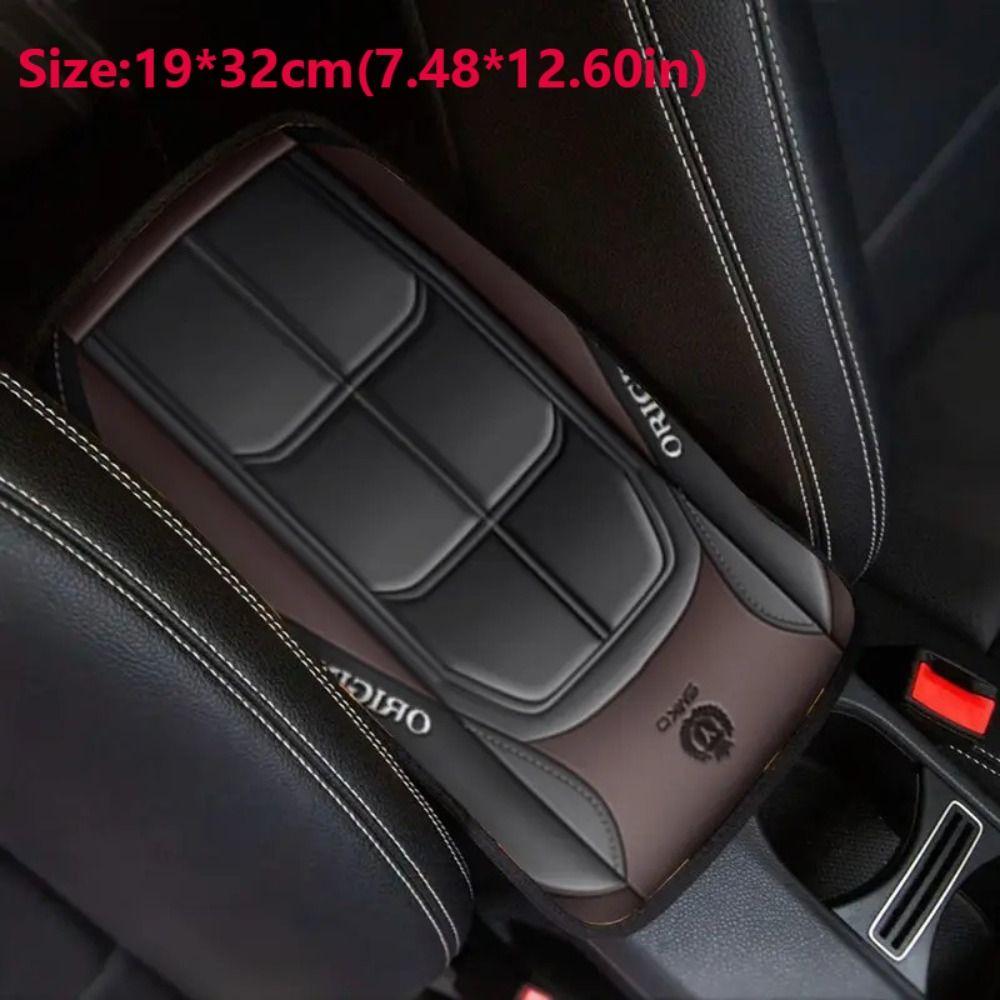 New Polyester Armrest Box Cushion Dirt-resistant Comfortable Center Console Cover Abrasion Car Armrest Cushion Universal