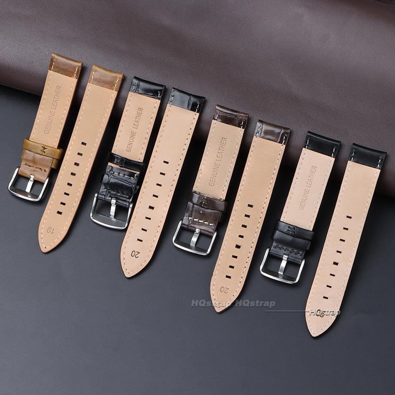 Universal Leather Strap for DW Watch Band 12mm 13mm 14mm 17mm 18mm 19mm 20mm 22mm Genuine Leather Watchband for Women Men