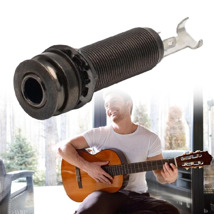Professionelle 4-polige Gitarren-Endpin-Buchsen 6,35mm Anschluss für verbesserte Akustik-Elektro-Instrumenten-Performances