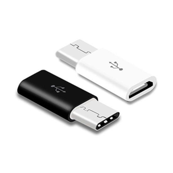 2 Stück Micro USB Buchse auf USB 2 5Pin Typ C 3.1 Stecker Daten