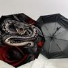 1PC Snake Rose Umbrella-8-Rib Reinforced Portable Folding Travel Suitable for All Seasons Outdoor Daily Use-H0392