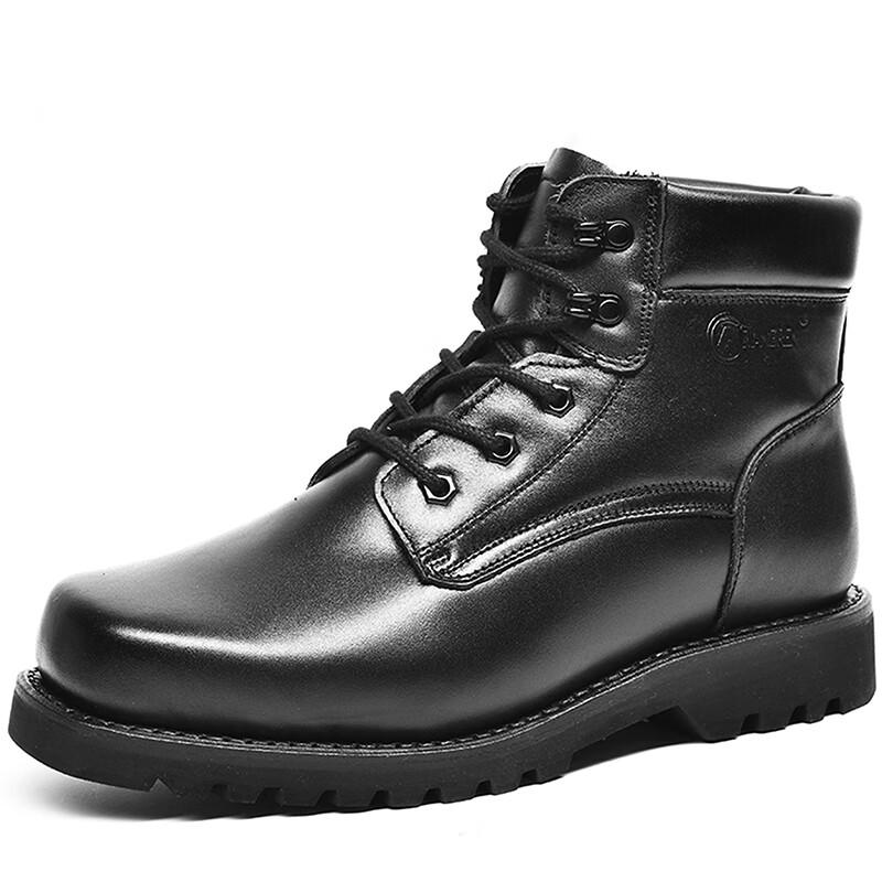 Jihua 3515 Men's Wool-Lined Outdoor Snow Boots