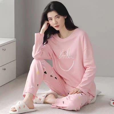 Nowe damskie piżamy wiosenne i jesienne Homewear Suit Girls z długimi rękawami Student Ins Wind Autumn and Winter Loose Homewear