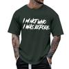 Unisex Loose Drop Sleeve Tops Unisex Casual Fashion Short Sleeve Tops