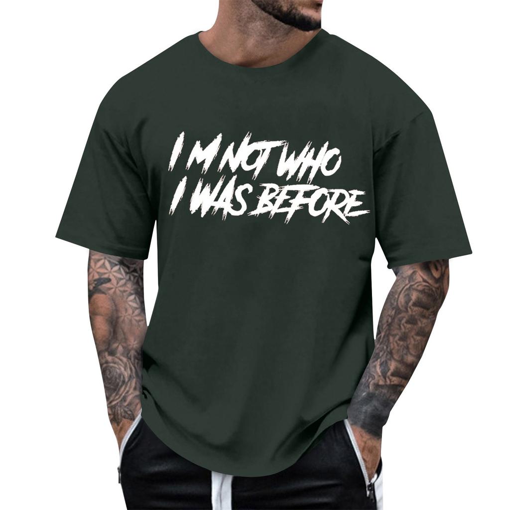 Unisex Loose Drop Sleeve Tops Unisex Casual Fashion Short Sleeve Tops