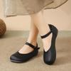 Fashion 2024 New Women Flat Heel Shoes Fashion Square Toe Ladies Casual Mary Jane Shoes Shallow Comfort Soft Sole Ballet Mujer