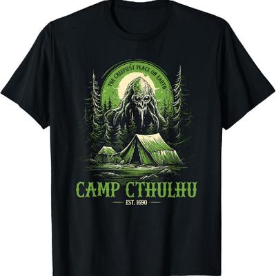 Camp Cthulhu, Cosmic Horror Camping Cthulhu T-Shirt