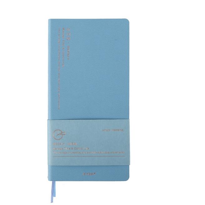 

Kinbor Еженедельный планировщик Блокнот Расписание Ежедневный ежемесячный журнал Портативный дневник-планировщик Блокнот SchoolOffic 80g синий
