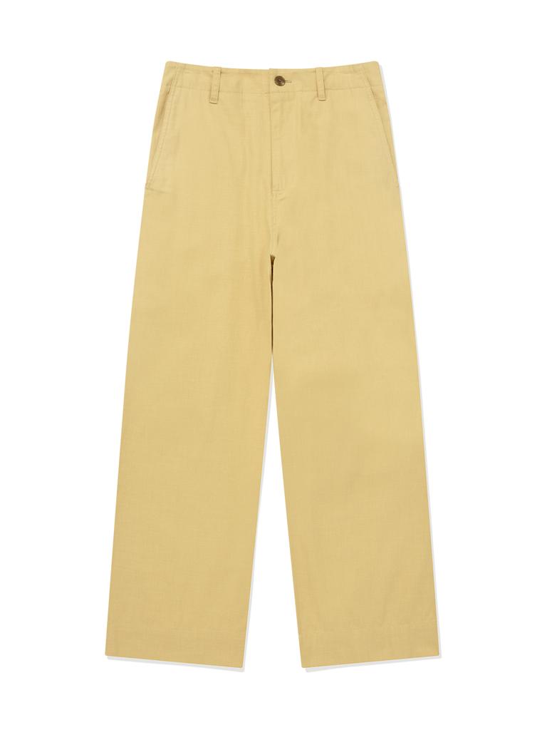 COVERNAT WOMAN Covernat X Bomarket Cotton Wide Pants Yellow