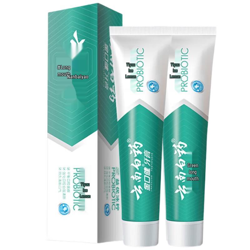 

Yunnan Baiyao Probiotic Iced Lemon Mint Toothpaste