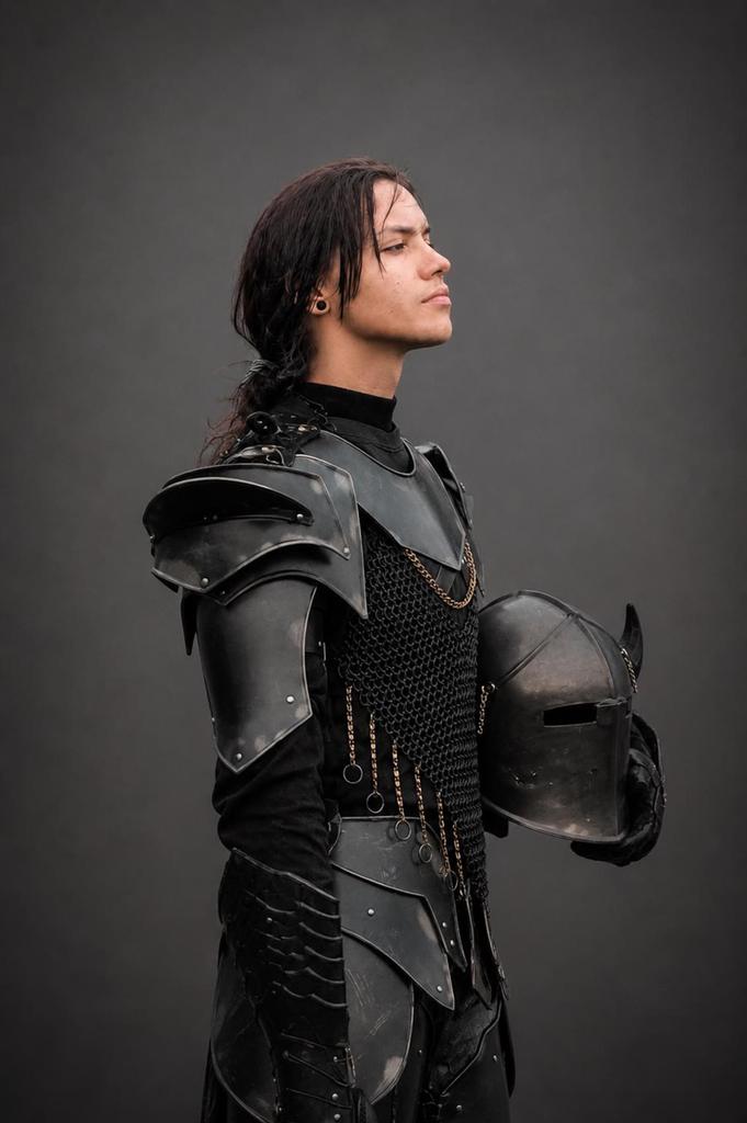 Female Knight Barbuta Full Armor Suit, Medieval Steel Plate Armor Outfit for LARP Cosplay Reenactment