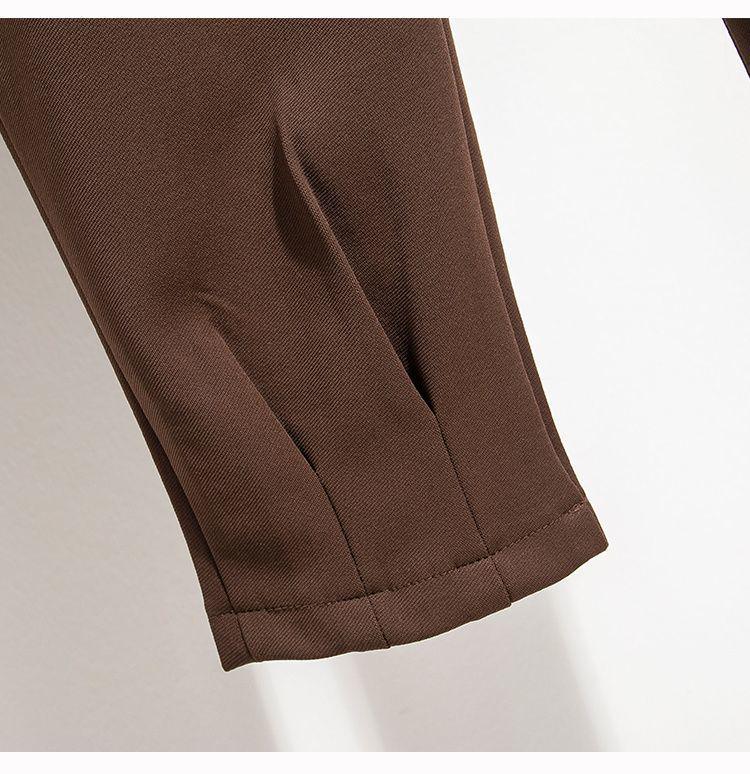 Retro Pear-Shaped Wide-Leg Harem Pants for Plus Size Women - Slimming Carrot Style