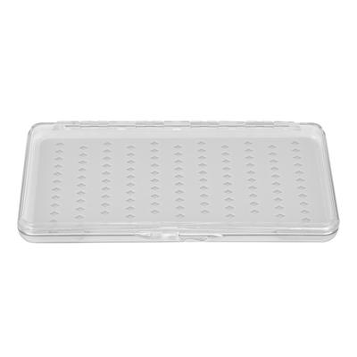 Ultra-dünne transparente Fliegenköderbox Köderaufbewahrungsbox Behälter Organizer Angelzubehör