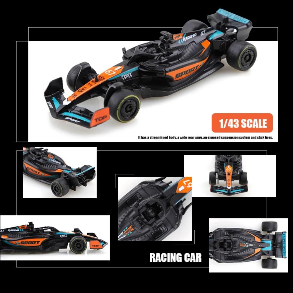 (Eingetütet) 1.43 Legierungsmodell Rennwagen Spielzeug, Exquisiter Formel-Legierungs-Rückzieher-Rennwagen, Kinderspielzeug, Bestes Geburtstagsgeschenk.