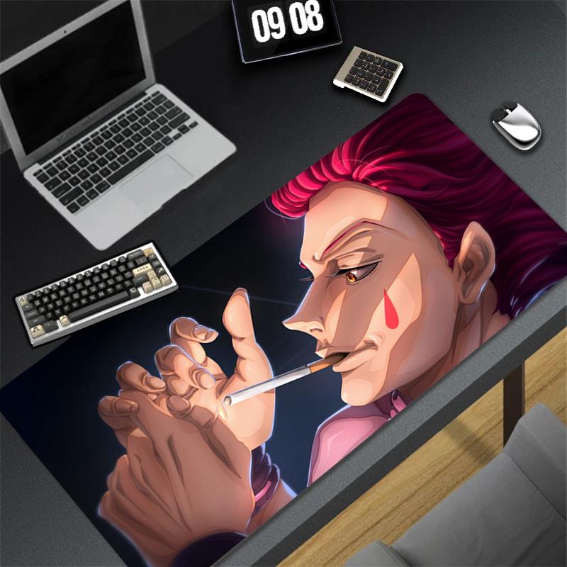 Computer Gaming Accessories Mousepad Office PC Mouse Pad Keyboard Pad H-hunter X H-hunter Hisoka Desk Decoracion Anime Desk Mat