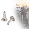 2pcs Stainless Handlebar Plug Dirt Bike Handlebar End Cap Replacement Motorcycle Accessories Easy Installation