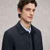 EMZ Men's Siberian Goose Down Business Casual Trench Coat