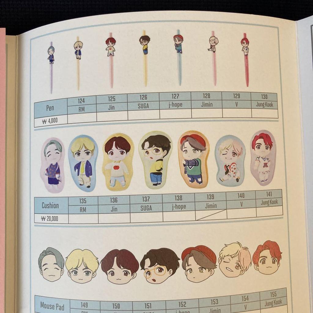 [USED] SUGAHOUSE OF BTS Pop-up Store Purchase Cushion