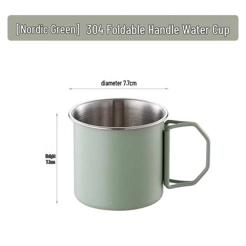 304 Stainless Steel Folding Portable Cup