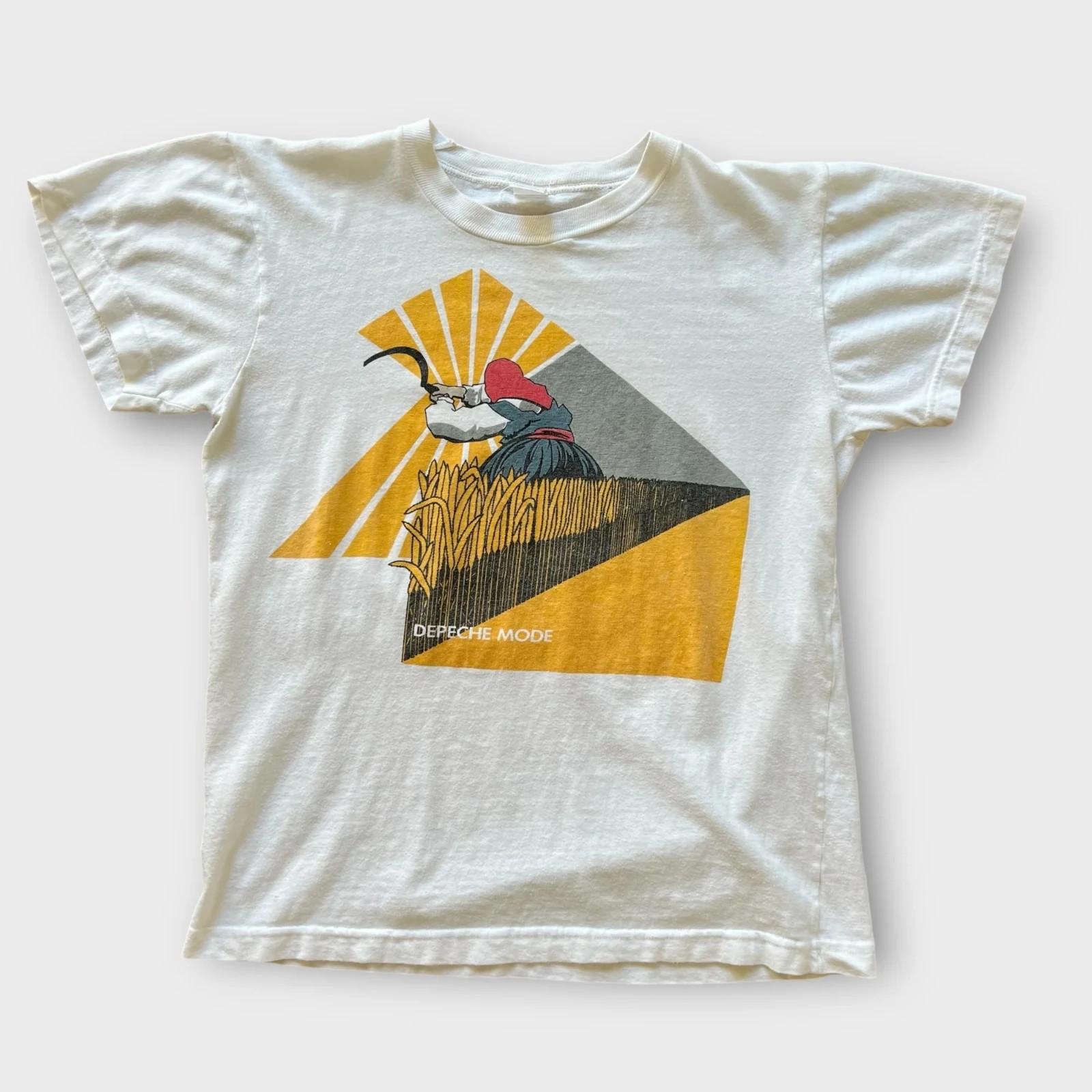 1982 Depeche Mode Vintage Euro Band Promo Tee Shirt All Size S-4XL Fan Gift XXXL