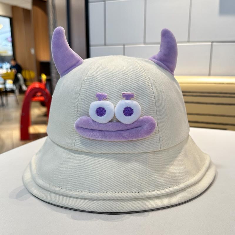 Fashionable Style Cartoon Fisherman Cap For Women Funny Big Mouth Design