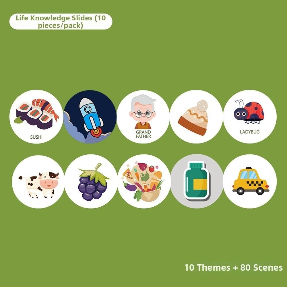 Baby Sleep Aid Projection Story Toy Flashligh toy Slide Story Machine  Children s Entertainment Style  3