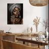 Modern African Woman Wall Art for Bedroom and Living Room