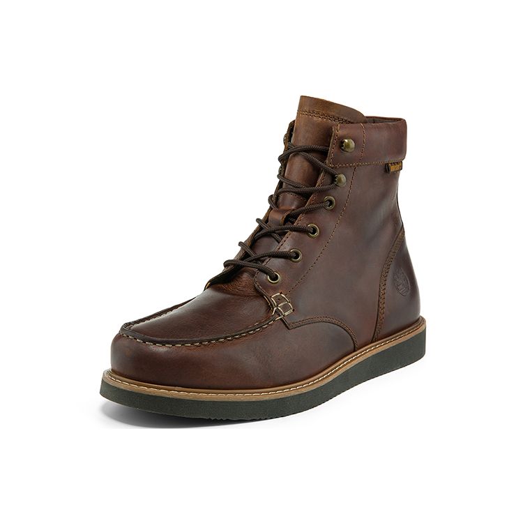 Timberland Newmarket Durable Slip-Resistant Casual Work Boots Men Boots Rust A2GMA