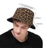 Funny Leopard Animal Print Bucket Hat For Women Men Sun Hats Beach Fishing Cap Unisex Travel Outdoor Caps