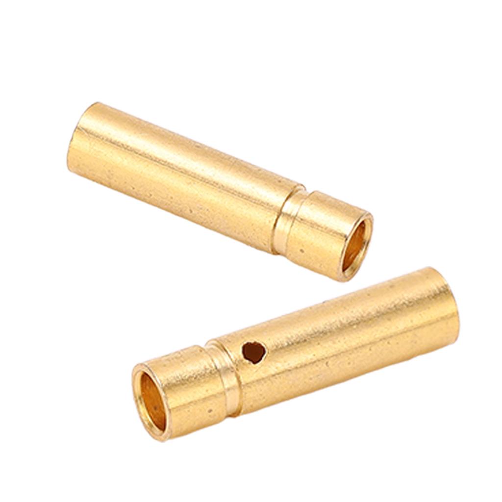 10Pcs 12.031 Gold Plated Copper Banana Plugs 3.0mm Male and Female Butt Plugs Metal Connectors