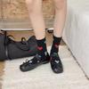 2 Pairs Funny Loving Red Heart Pattern Men Women Crew Socks Street Trend Crew Socks Gift Men Husband Cute Socks Novelty Funky