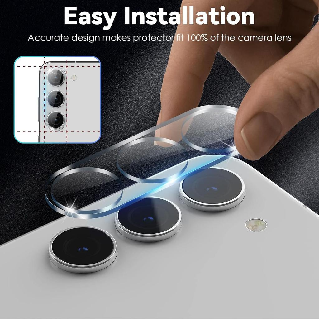 For Samsung Galaxy S23+ One-Piece Phone Lens Film Clear Tempered Glass Lens Protector