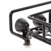 Goolsky Roof RackShelfLuggage Carrier with Light Bar for 110 Scale RC Crawlers, Axial SCX10, D90, 110, Traxxas TRX-4, Tamiya HSP, RC Car Parts