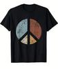 Friedenssymbol T-Shirt Groß Baumwolle NEU Versand Inklusive