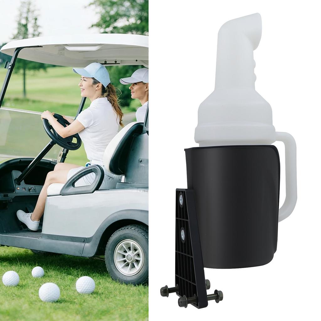 Cart Sand Bottle with Handle Fit For EZGO Lightweight Cart Sand Bucket with Mount Holder