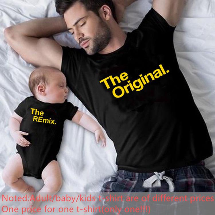 

The Original Family Matching Crew Neck Loose-Fit Women s T-Shirt Romper 0-3 months
