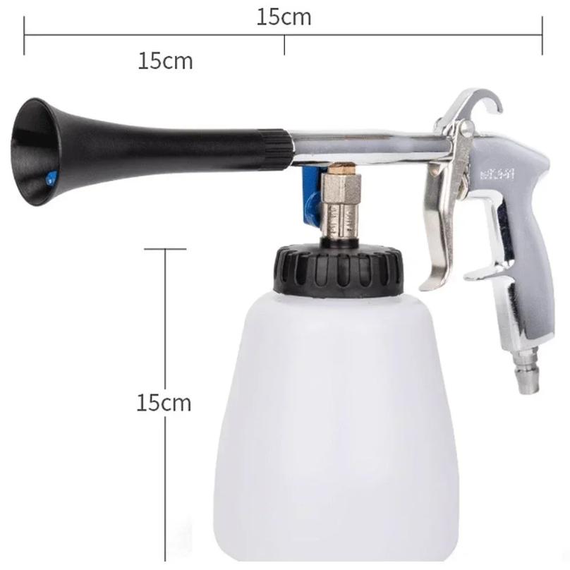 Car Wash Tool Cleaning Gun Spray Can Pneumatic Tornado Car Interior Washer Engine Compartment Spray Gun
