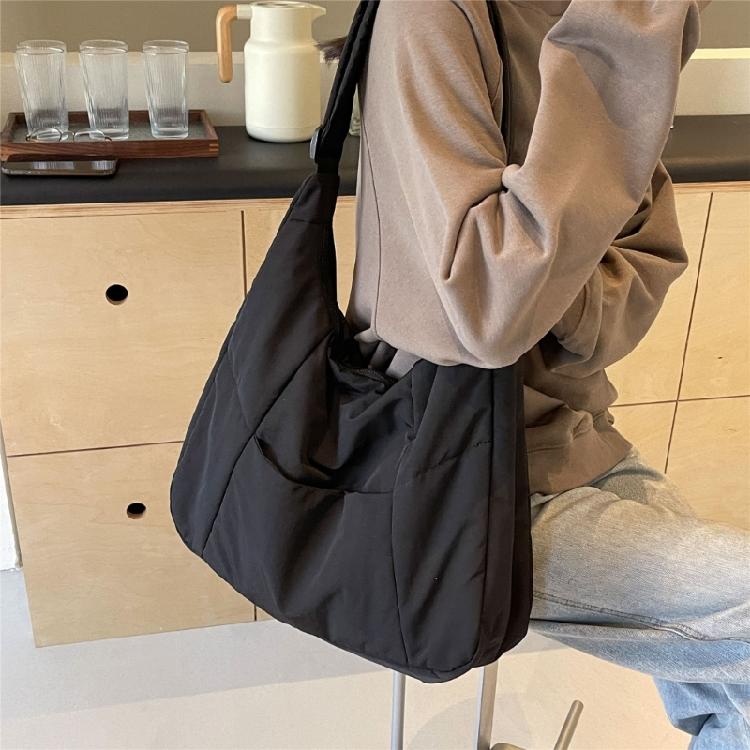 Shoulder Bag for Girl Women Handbag Solid Color Underarm Bag Crossbody Bag Tote