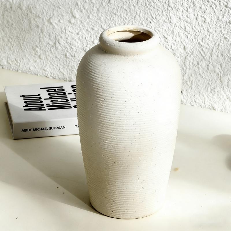 Keramik Blumenvase Bauernhaus Rustikal Vase Dekorative Keramik Terrakotta Vase Heimdeko Tischmittelstücke Hochzeit