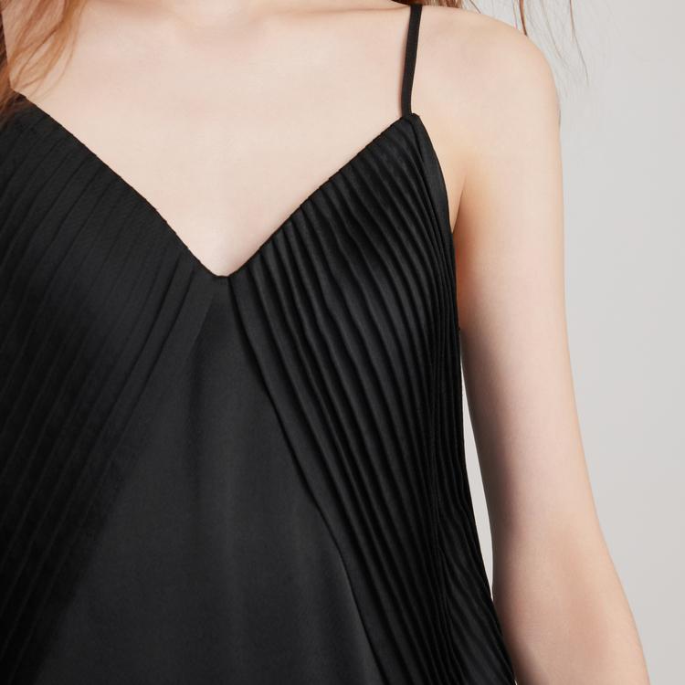 ELLE French Minimalist Fashion Versatile Solid Color Slimming Waist A-Line Dress Women dresses L8SLM325