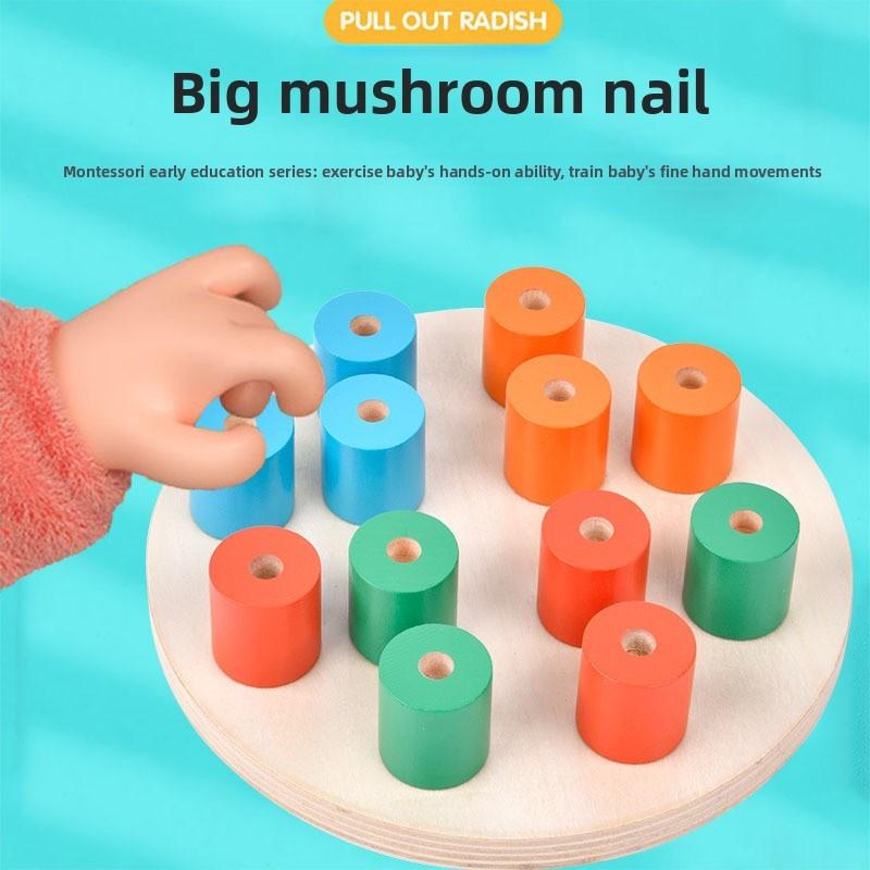 Education Puzzle Wooden Children Toys Preschool Learning Toddlers Montessori