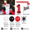 152Pcs Race Car Theme Balloon Garland Arch Kit Red Black White Latex Balloons Boy's Birthday Party Baby Shower Decoration Gift