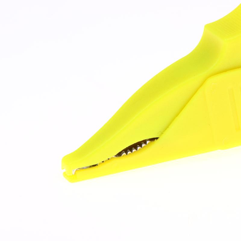Heavy Duty Alligator Clips Insulated Test Crocodile Clamps With 4Mm Banana Jack Full Insulated Clips For Electrical Testing Work