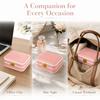 PU Leather Lockable Jewelry Box Lockable Jewelry Storage Case Portable Jewelry Case  Girls