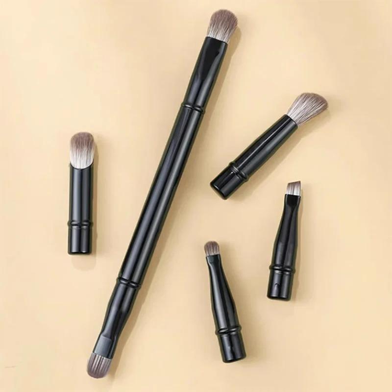 Portable Makeup Brush Head Soft Eyeshadow Eyeliner Lip Liner Brushes Travel Replacement Brush Mini Detail Eye Makeup Tools