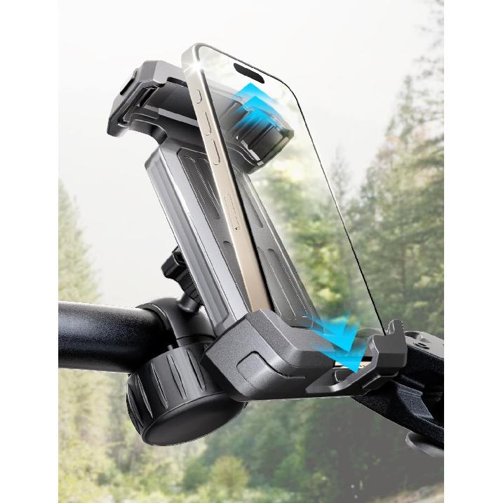 Bike Phone Holder Mount, [Easy Tall] Motorcycle Phone Holder, Bicycle Phone Mount, Electric Scooter Ebike Cell Handlebar Phone Holder, Bike