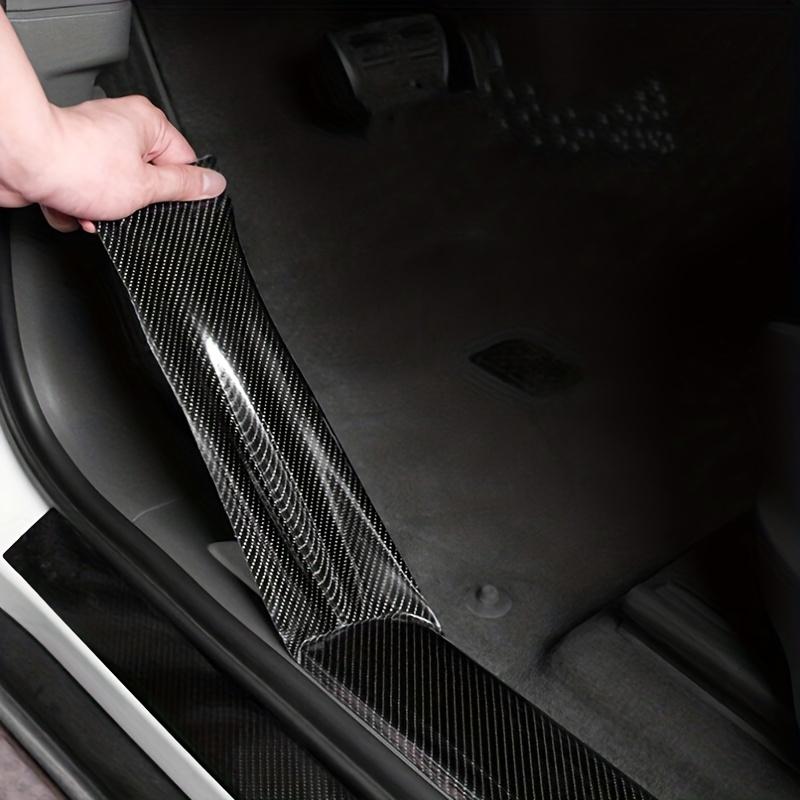 1 Roll of Carbon Fiber PVC Waterproof Tape -3.94 Inches X 118.11 Inches Scratch Resistant Threshold Side Mirror Protector