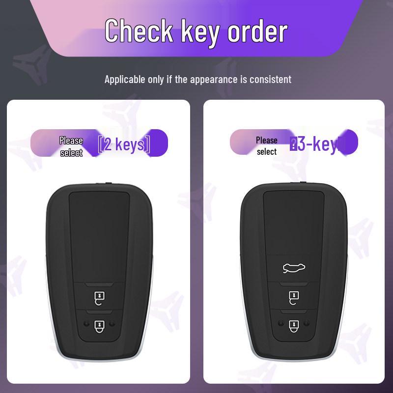 Toyota Key Cover for Camry, Corolla, Avalon, Levin, RAV4, Highlander, & Wildlander