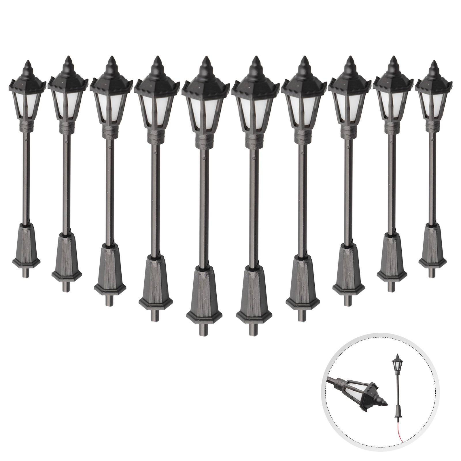 

Модель железнодорожного поезда 00 Светодиодный уличный фонарь Освещение Реалистичные световые эффекты